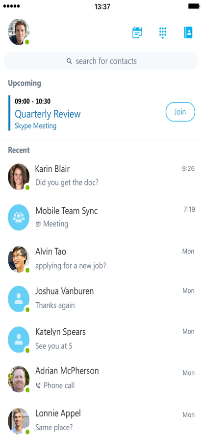 Skype安卓版老版本
